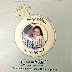 Grasslands Road White Photo Frame